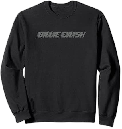 BILLIE EILISH MERCH GREY BILLIE LOGO SWEATSHIRT - Billie Eilish | Store